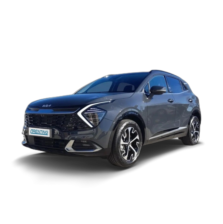 Renting Kia Sportage 1.6 T-GDi HEV 171kW (230CV) Tech 4×2 Negro