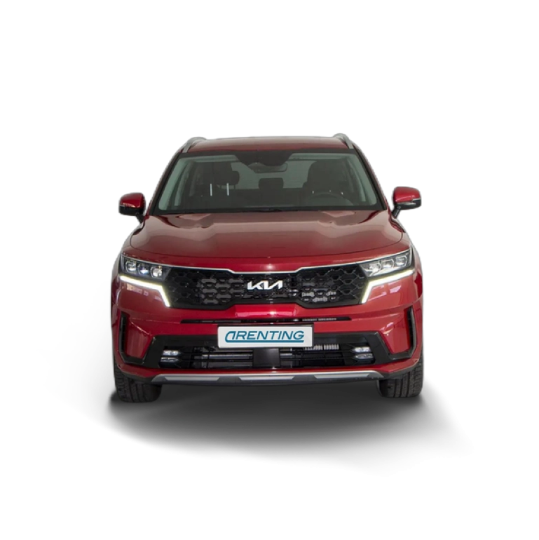 Renting Kia Sorento 1.6 T-GDI PHEV DRIVE 4WD 265 5P 7 Plazas Rojo