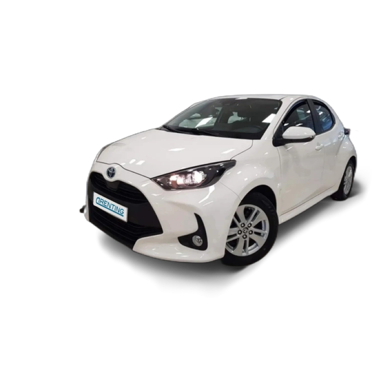 Renting Toyota Yaris 120H 1.5 Active Tech Blanco 2