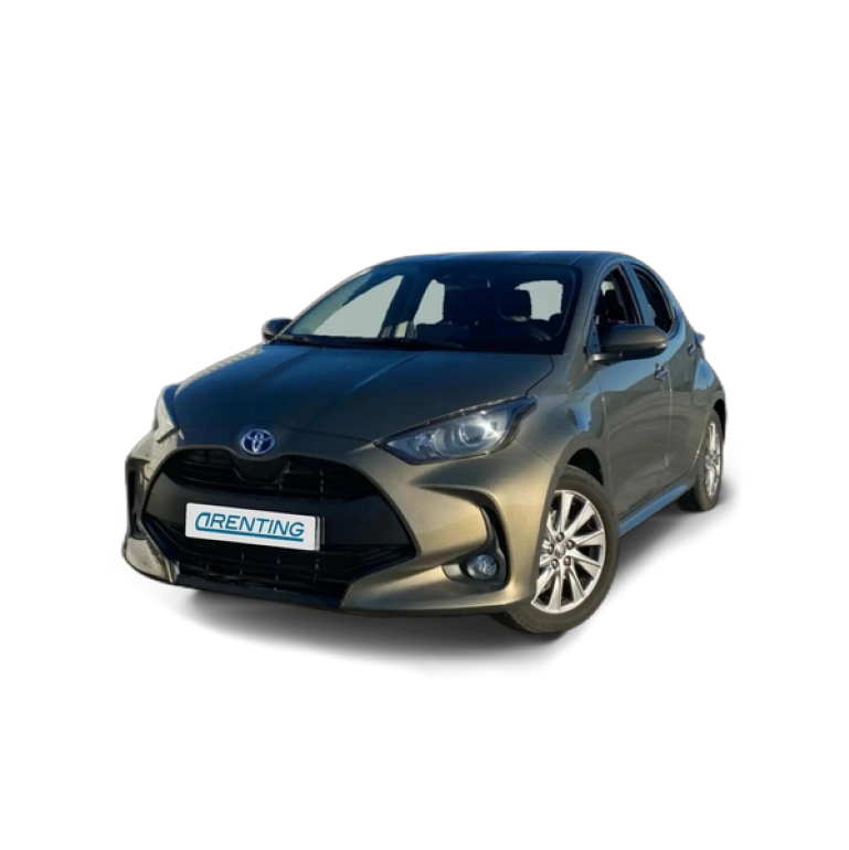 Renting Toyota Yaris 120H 1.5 Active Tech Beige