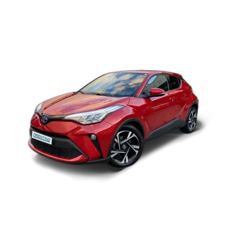 Renting Toyota C-HR 125H Advance Rojo 5