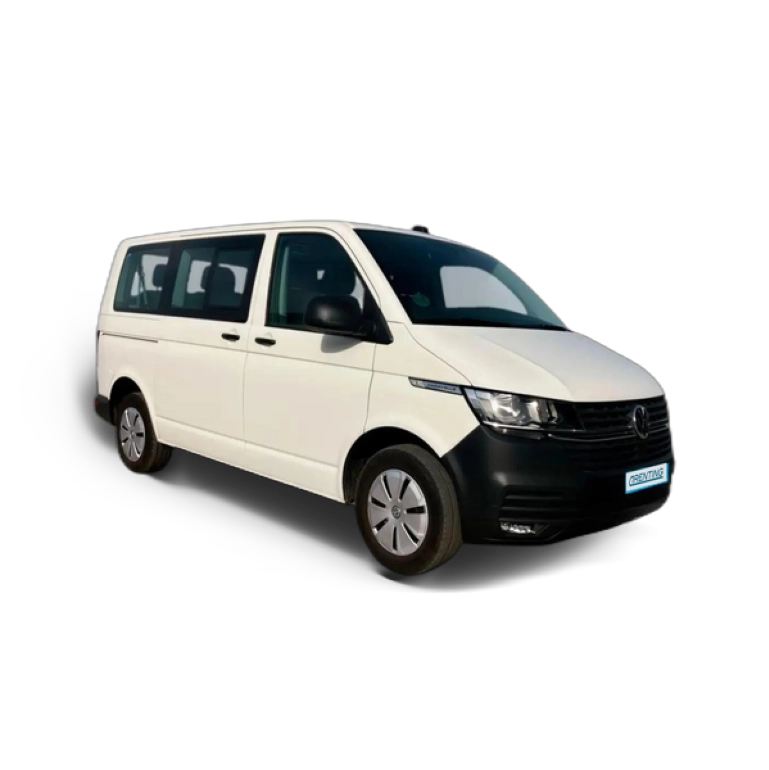 Renting Volkswagen T5 Caravelle 2.0BiTDI Comfortline DSG Blanco 1