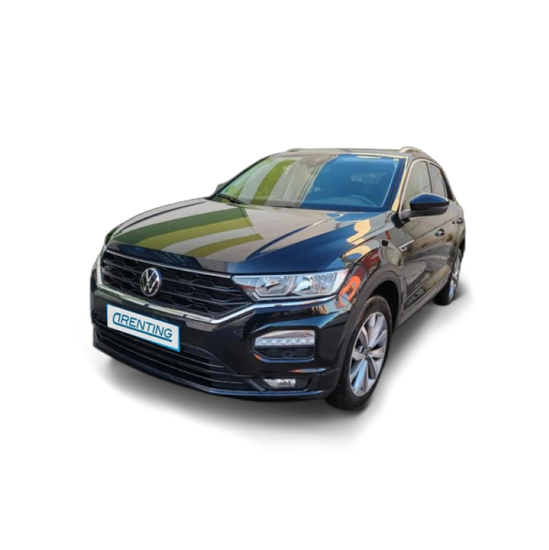 Renting Volkswagen T-Roc 2.0TDI Advance R-Line 85kW Negro