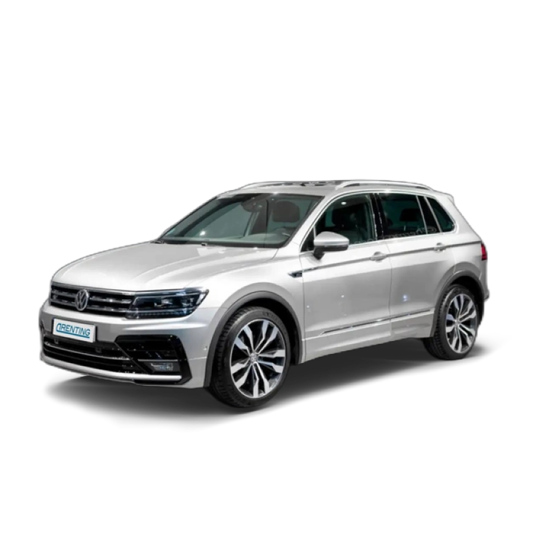 Renting Volkswagen Tiguan 2.0TDI R-Line 4Motion DSG 110kW Gris