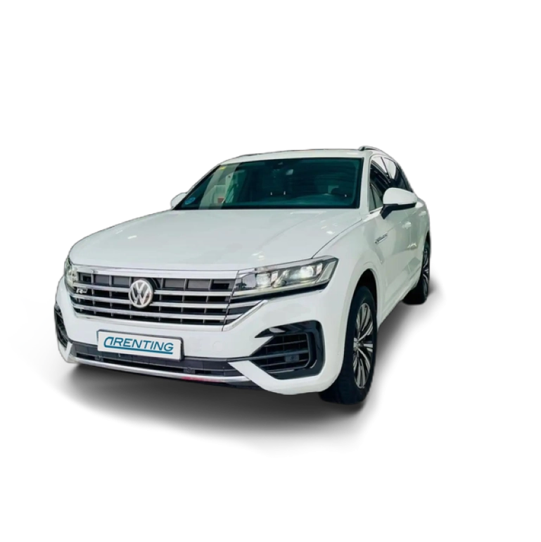 Renting Volkswagen Touareg 3.0TDI V6 R-Line Tiptronic 4Motion 170kW Blanco