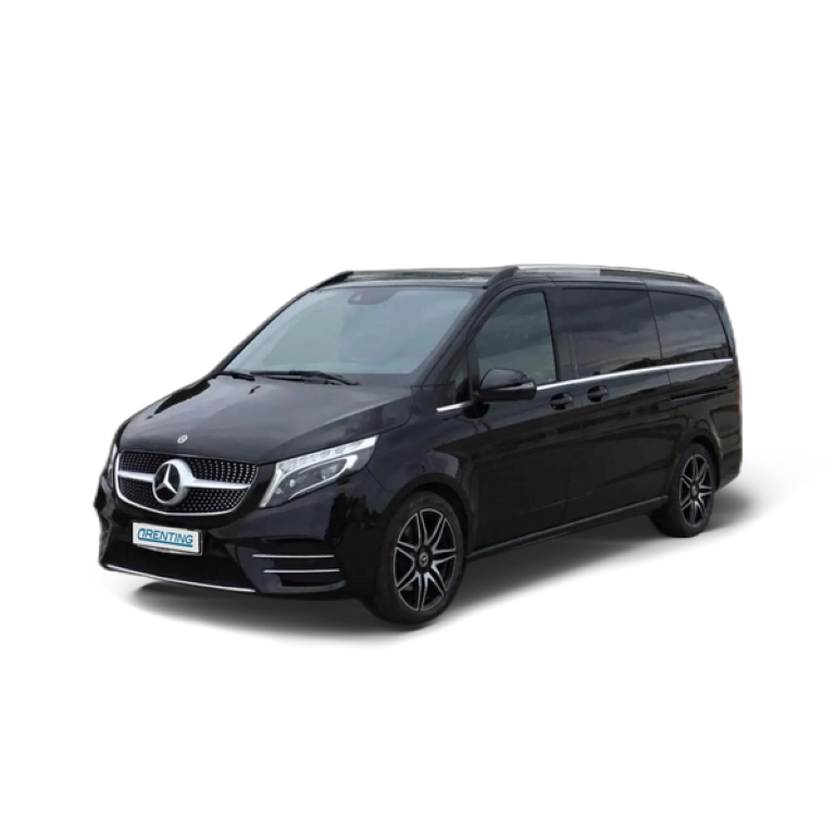 Renting Mercedes-Benz V 300d Largo Avantgarde Negro