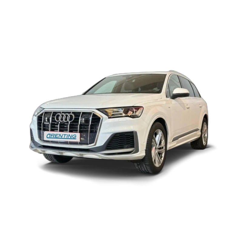 Renting Audi Q7 50 TDI S line quattro Blanco 1