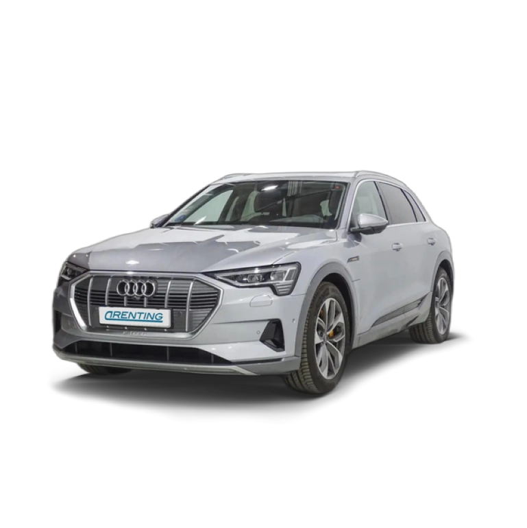 Renting Audi e-tron 55 quattro Advanced Plateado