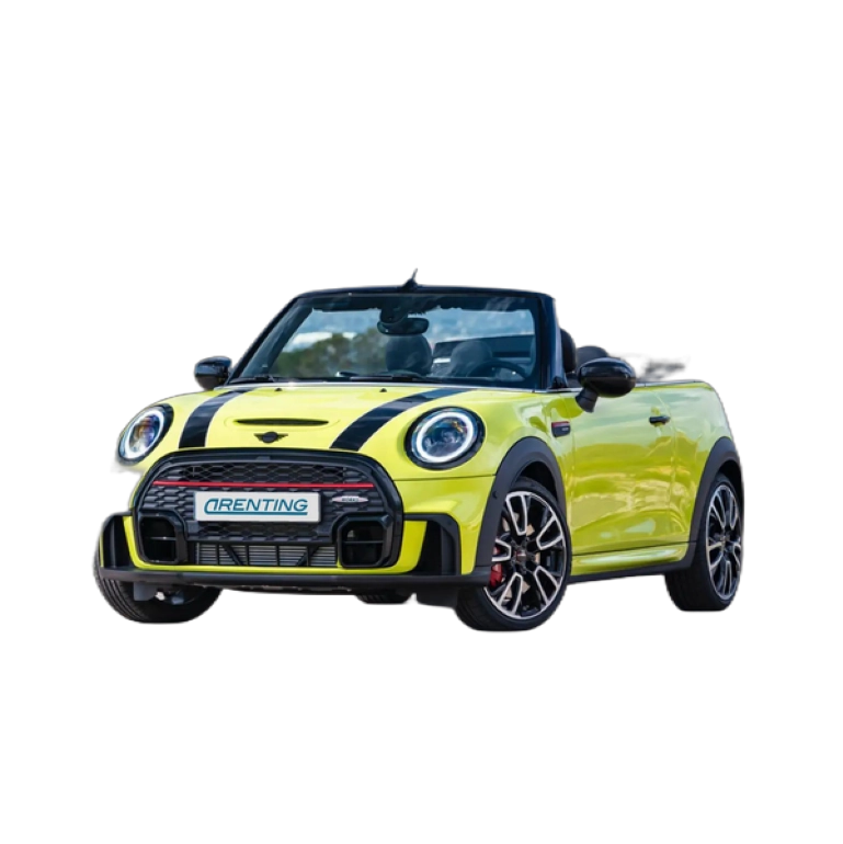 Renting MINI John Cooper Works Cabrio Aut. Blanco