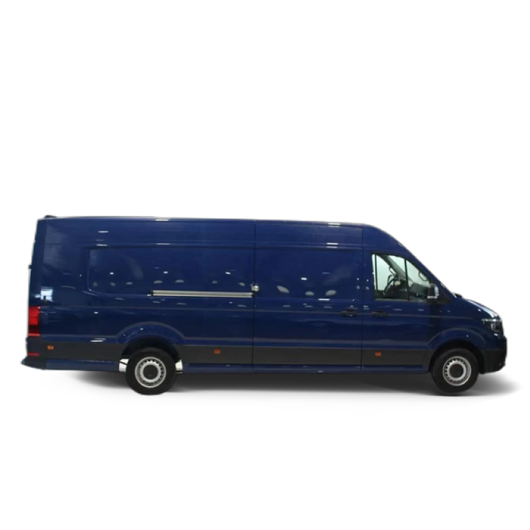 Renting Volkswagen Crafter Furgón MRW 2.0TDI SCR 35 BL L5H3 130kW Azul