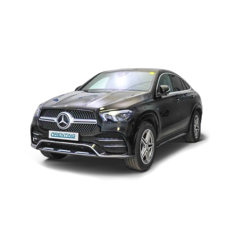 Renting Mercedes-Benz GLE 350 e 4MATIC (Híbrido Enchufable) Negro