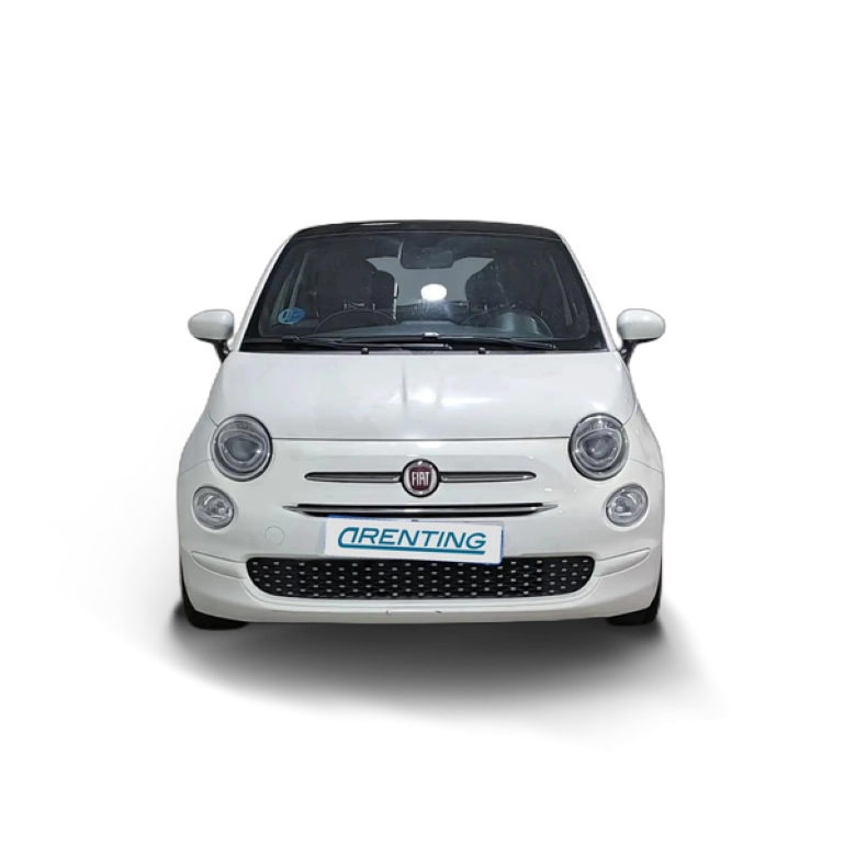 Renting Fiat 500 Lounge 1.0 6v GSE 52KW (70 CV) Blanco