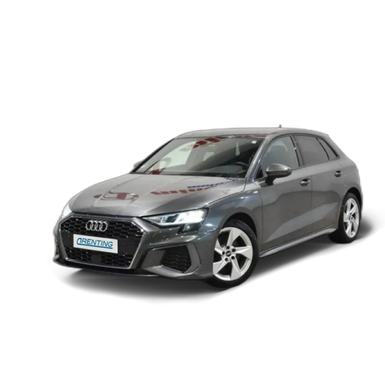 Renting Audi A3 Sportback 2.0TDI S Line ed. S-T 7 110kW Gris