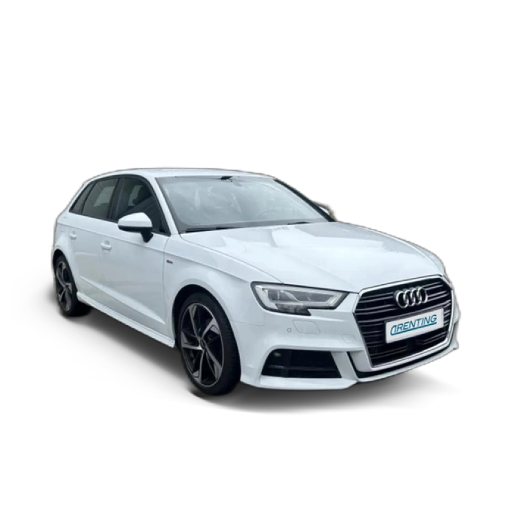 Renting Audi A3 Sportback 30 TDI ALL-IN edition 85kW Blanco