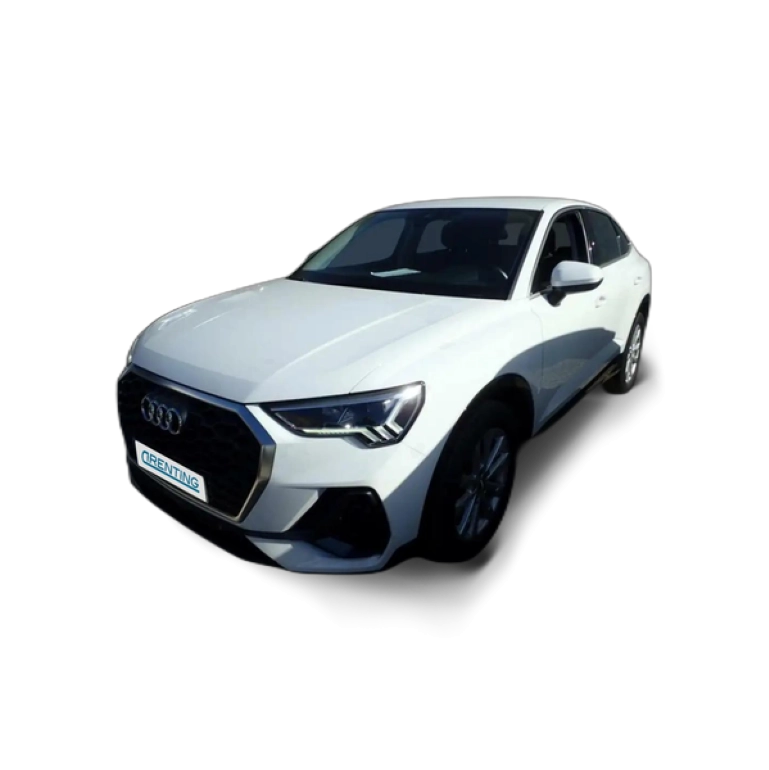 Renting Audi Q3 Sportback 35 TDI Advanced S tronic Blanco