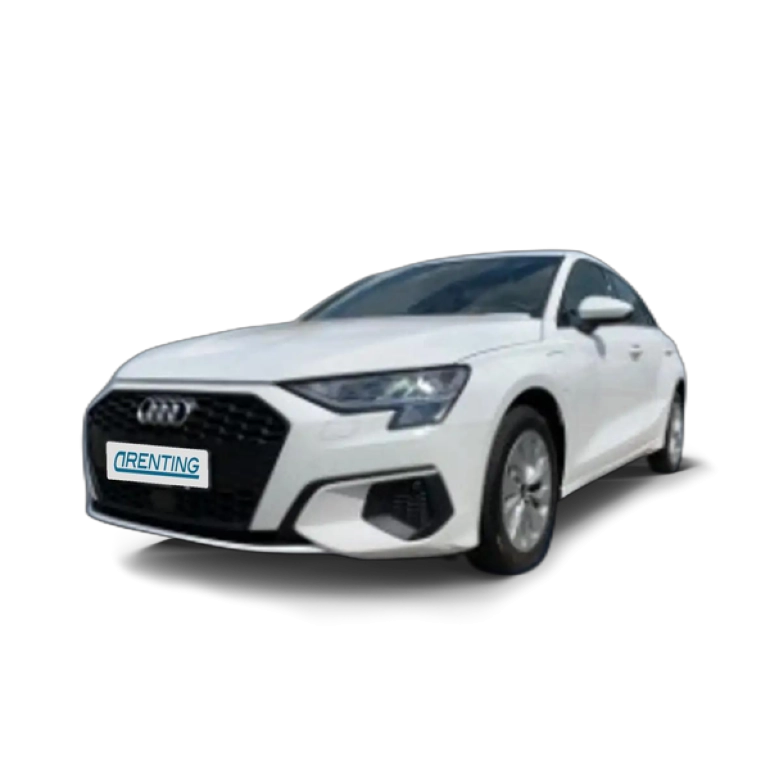 Renting Audi A3 Sportback 40 TFSIe Advanced S tronic Blanco 1