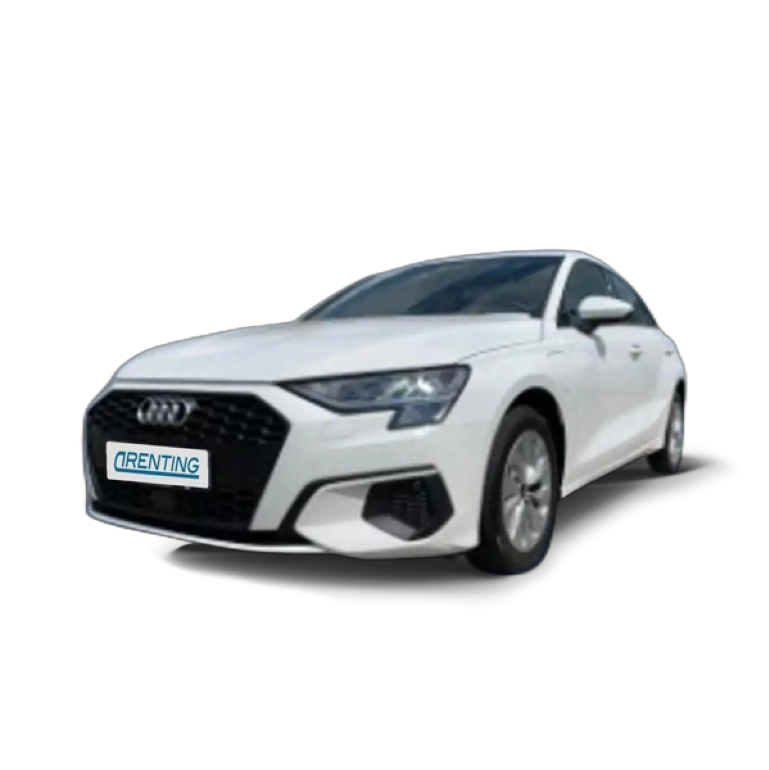 Renting Audi A3 Sportback 40 TFSIe Advanced S tronic Blanco 1