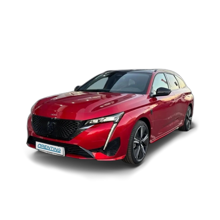 Renting Peugeot 308 SW 1.2 PureTech S&amp;S GT EAT8 130 Rojo