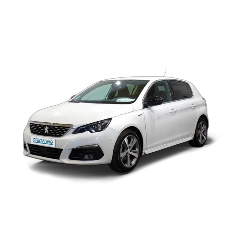 Renting Peugeot 308 1.2 PureTech S&amp;S GT EAT8 130 Blanco