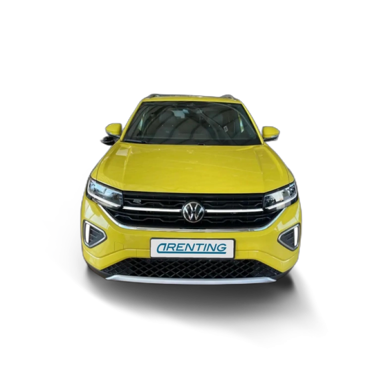 Renting Volkswagen T-Cross 1.5 TSI R-Line 110kW Aut. Amarillo