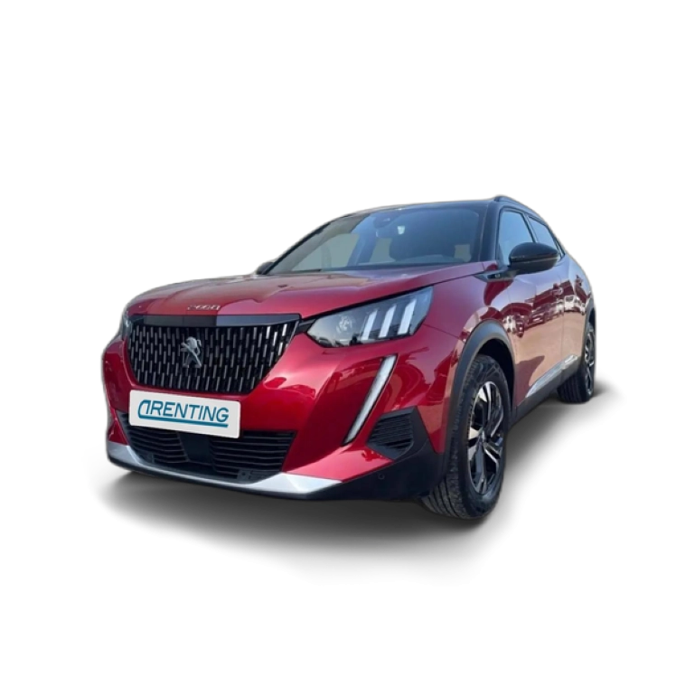 Renting Peugeot 2008 1.2 BlueHDI S&amp;S GT EAT8 130 Rojo