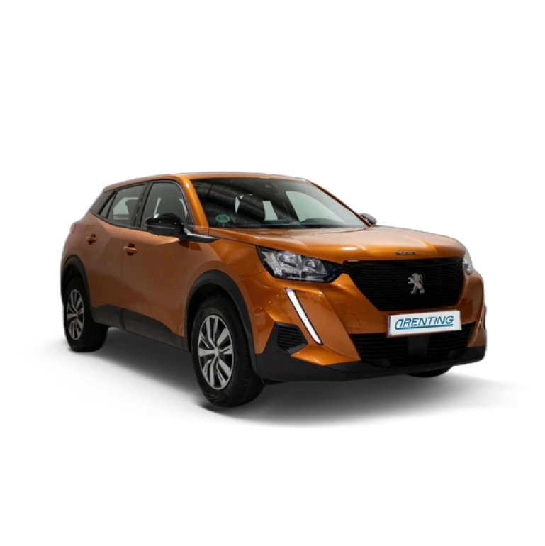 Renting Peugeot 2008 1.2 PureTech S&amp;S Active Pack 100 Naranja